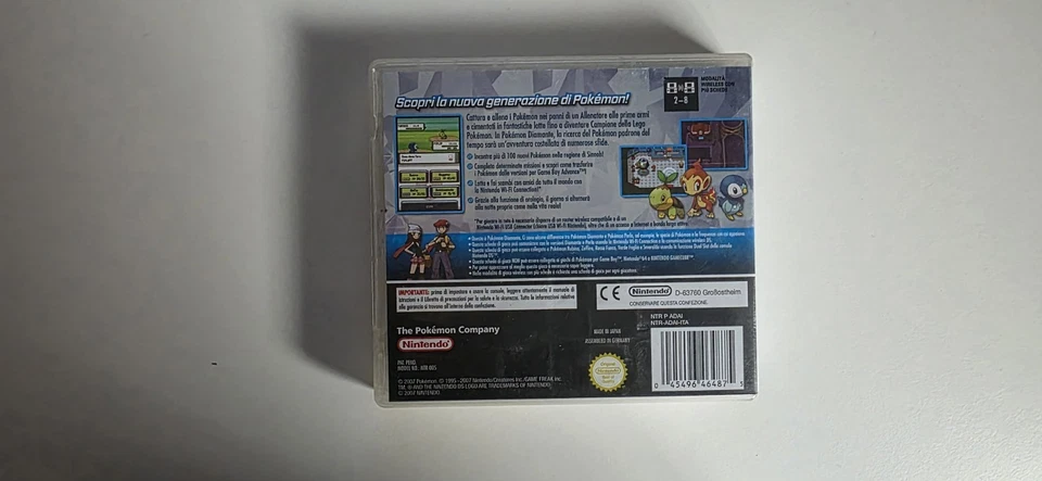 Pokémon Versione Diamante (Nintendo DS, 2007) - Immagine 2 di 3