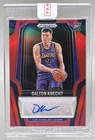 Dalton Knecht 2024 Panini Prizm Black Red Rookie RC Auto /99