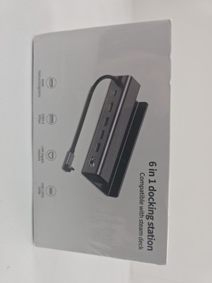Docking Station Compatible with Steam Deck 6-in-1 Steam Deck Dock - NEW