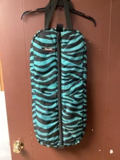 Tough 1 Turqoise and Black Cordura Halter And Bridle Bag (GO1065846) (GO1065846)