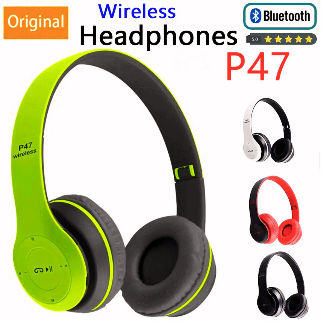 Audifonos Bluetooth Auriculares Inalambricos Dual (Bluetooth&Cable)Para  Telefono