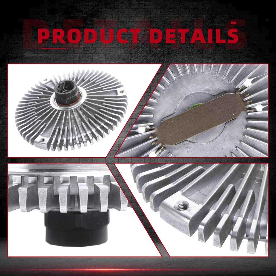 NEW Cooling Fan Clutch for BMW E39 535i 540i E38 730i 735i E32 E34 840i 850i - image 2 of 4
