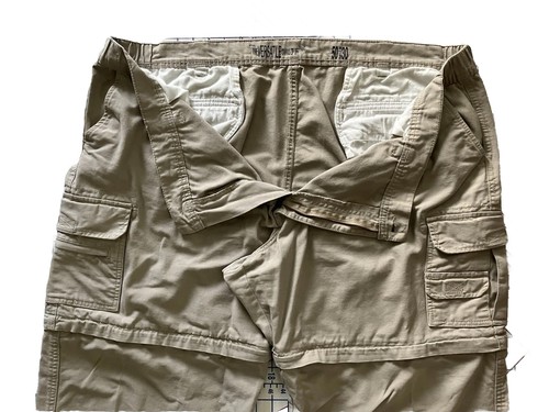 NWOT Fish & Hunt Cargo Long/Short Pants 48-50X30 Zip On/Off Convertible REDHEAD - Picture 4 of 10