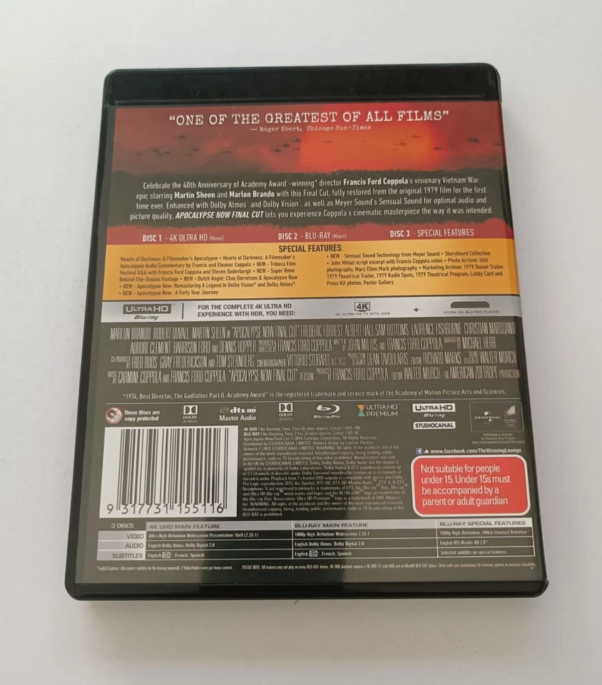 4K Blu-Ray UHD - Apocalypse Now - image 3 of 3