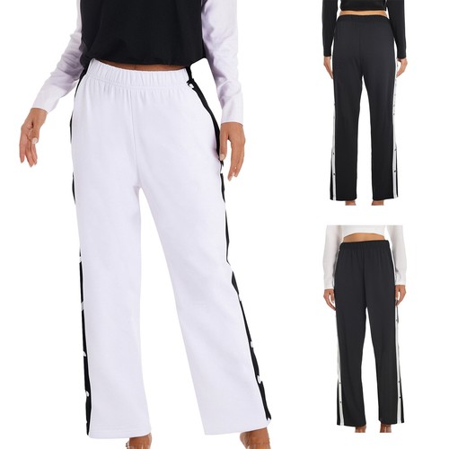Womens Pants Breathable Sweatpants Durable Trousers Long Color Block Workouts - Picture 3 of 33