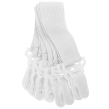 4pcs Garter Style Elastic Bed Sheet Grippers Garter Fastener Straps with