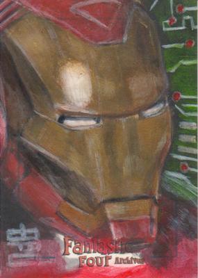Fantastic Four by Rittenhouse - Color Hand Drawn Sketch by Bard # 2