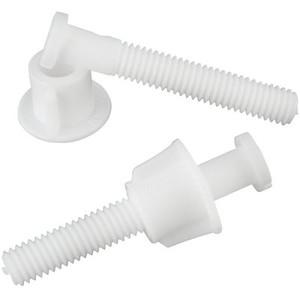 Toilet Seat Bolts Pair for Hinge Plastic ABS | eBay