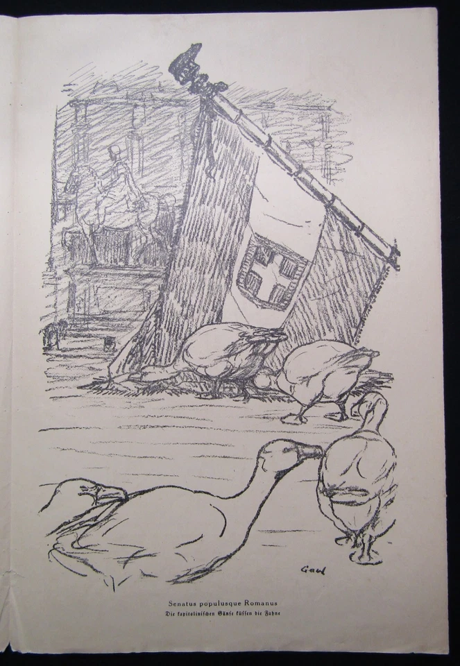 Cassirer Kriegszeit Künstlerflugblätter Nr.41 4 Original Lithographien 1915 - Bild 4 von 4