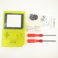 New Replacement Shell Case for Gameboy Pocket GBP -Lighting Night Clear Yellow