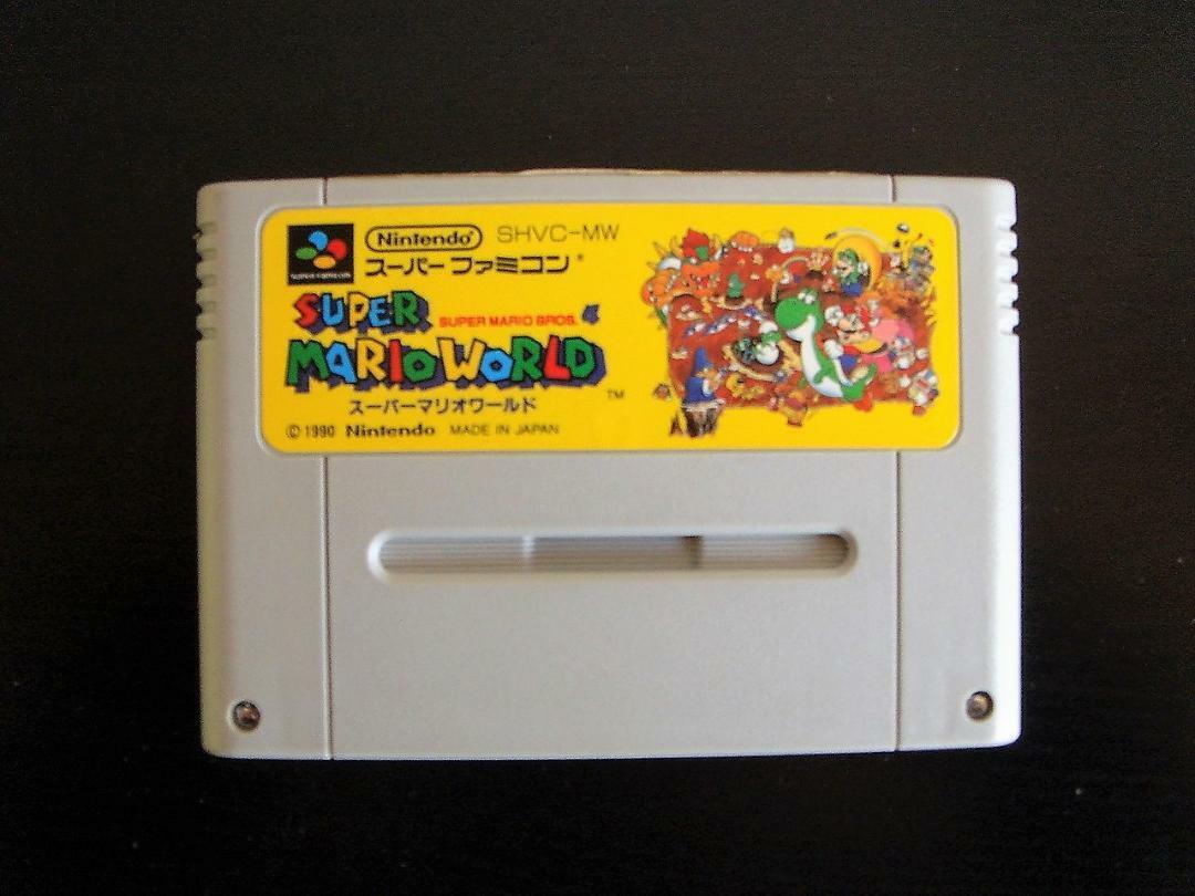 Nintendo Super Famicom SNES SUPER MARIO WORLD JP Japan Nintendo Super Famicom SNES SUPER MARIO WORLD JP Japan