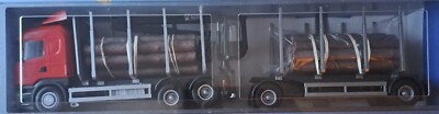 Emek 71855 - Scania Highline Timber Truck Trailer rot - 1:25