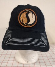 Skater Skateboarder Surfer Trucker Cap Hat Black White Youth Adjustable Mesh