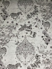 100 Cotton Tula Pink Linework Sketchy Animals Free Spirit Fabric FQ Fat Quarter