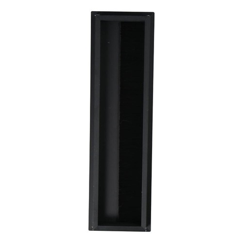 Schwarz Kabel-Gromet Aluminium legierung Draht loch abdeckung Desktop-Bürste - Bild 4 von 16