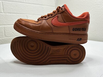 Men's Nike Air Force 1 Low x Gore-Tex Orange Size 8 CK2630-800