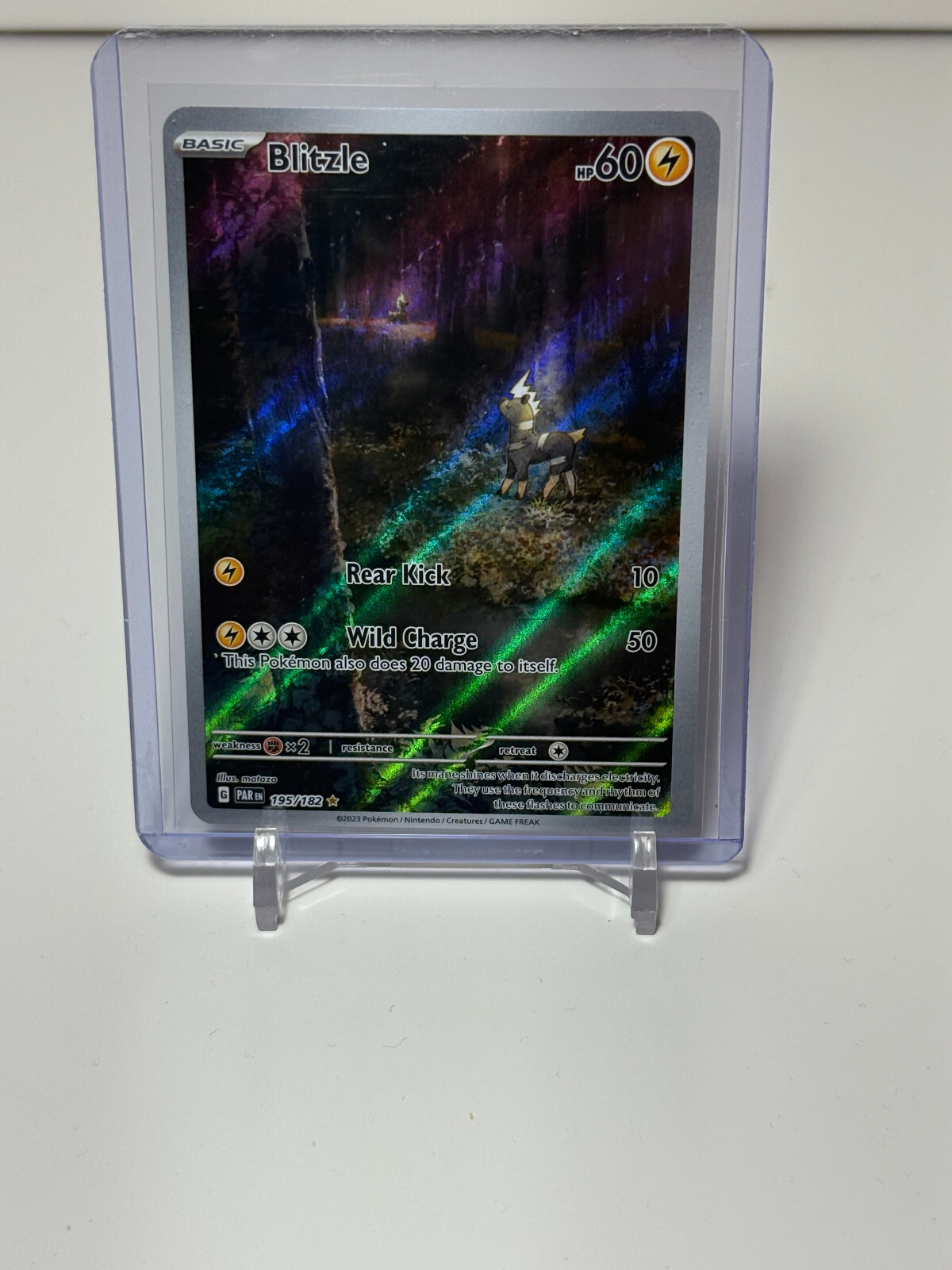 Blitzle - 195/182 - Paradox Rift Illustration Rare - NM - Pokemon