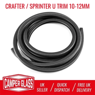 Crafter / Sprinter Internal U Trim Window Trim Rubber Knock On Trim For Cut Edge - Image 1 of 4