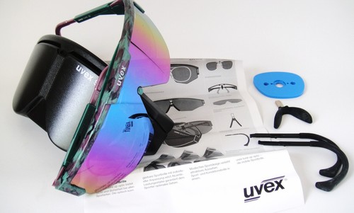 UVEX by Alpina RX Insert Made in Germany Shield Mint Sunglasses Macho Men Bike - Picture 9 of 23