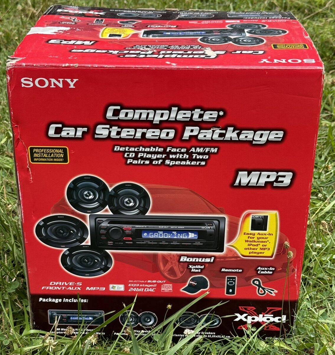 🚘 SONY Xplod CXS-GT08HP Car Stereo Package Detachable Face 🚘 SONY Xplod CXS-GT08HP Car Stereo Package Detachable Face