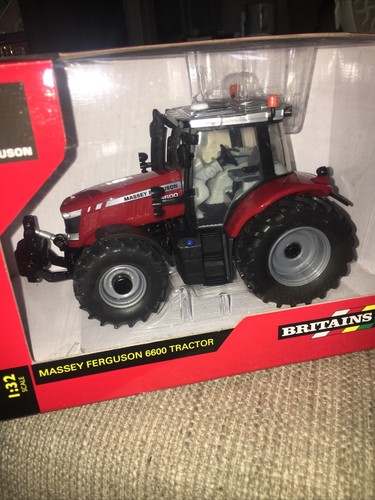 BRITAINS No.42898 MASSEY FERGUSON 6600 TRACTOR 1.32 NEW BOXED - Picture 2 of 4