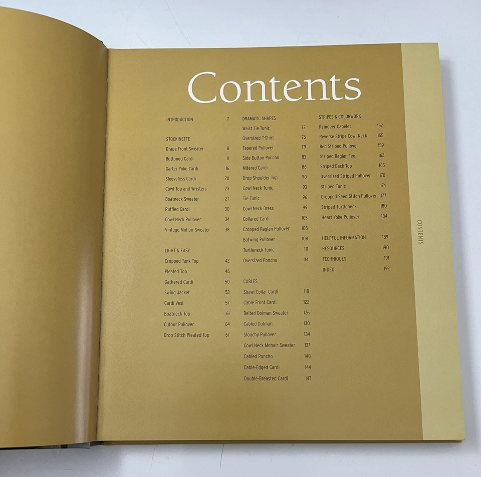 Vogue knitting Very Easy Sweaters 50 Simple Stylish Designs Hardback 2013 1st Ed - Image 3 of 3