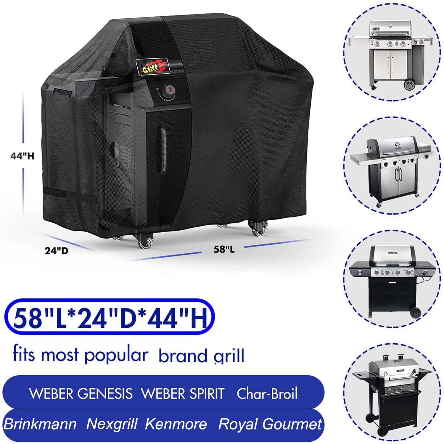 er Genesis II 300 Series Premium Gas Grill Cover eBay