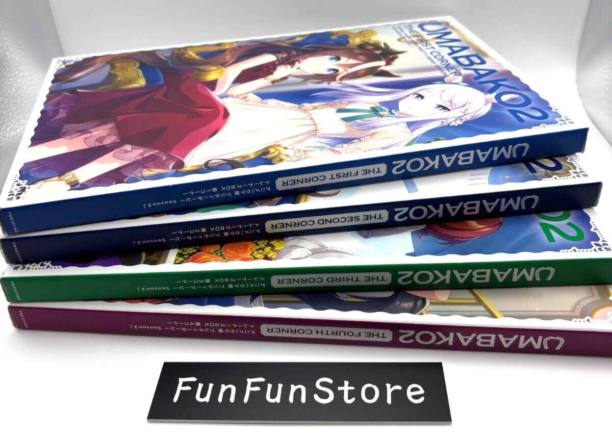 Umabako 2 Blu-Ray BOX Complete Set 4 Volumes Uma Musume Pretty