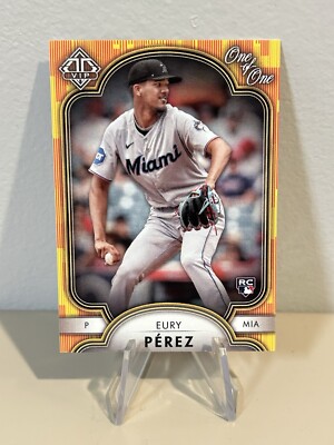 2023 Topps Transcendent Collection Vip Eury Perez 11 Miami Marlins Rc 