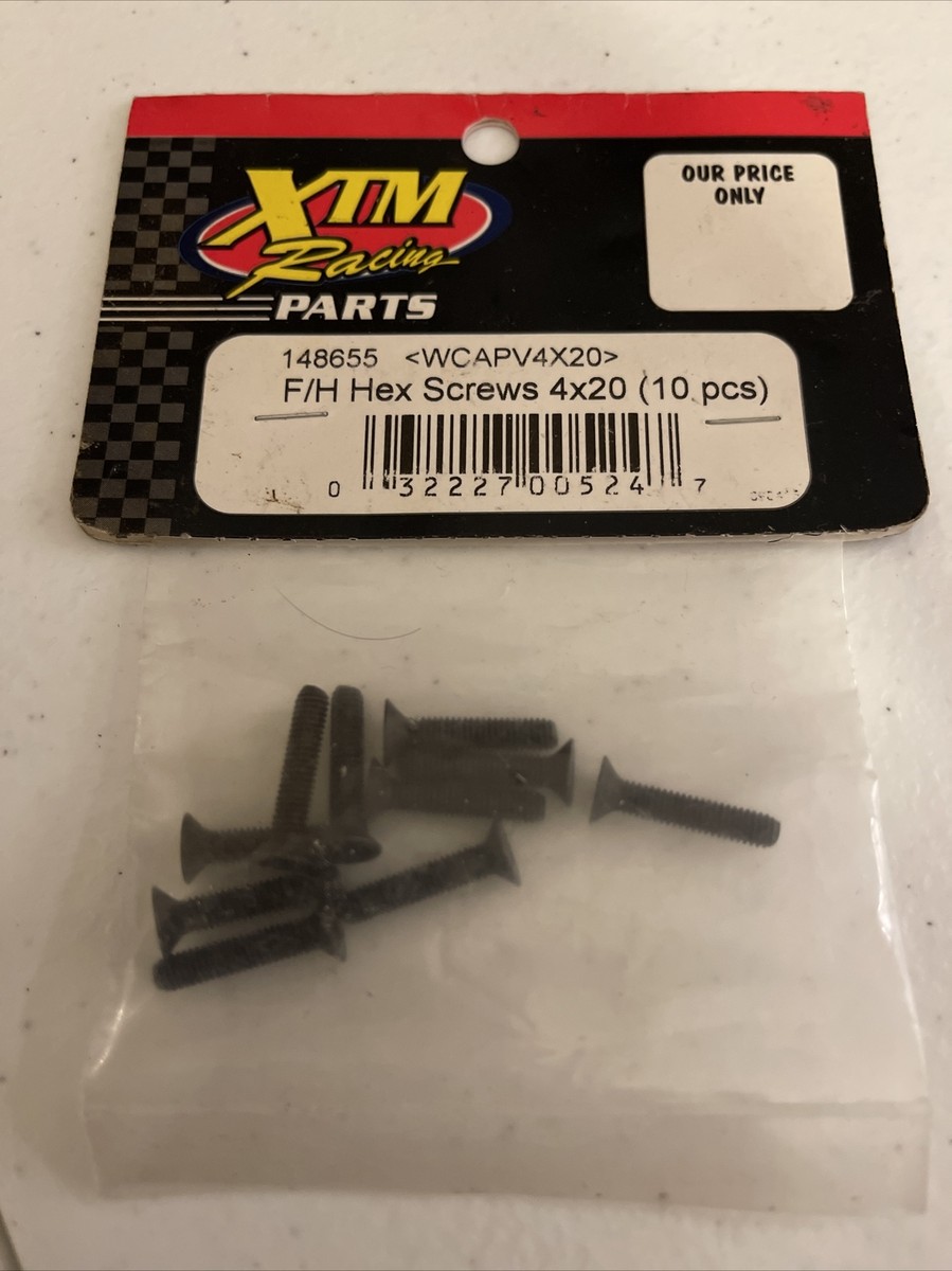 カー XTM 148655 (WCAPV4X20) F/H Hex Screws 4x20 (10pcs) | eBay UK