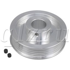 Multi-Groove Belt Pulley Aluminum Toothless Timing Belt Idler Pulley 58x16mm