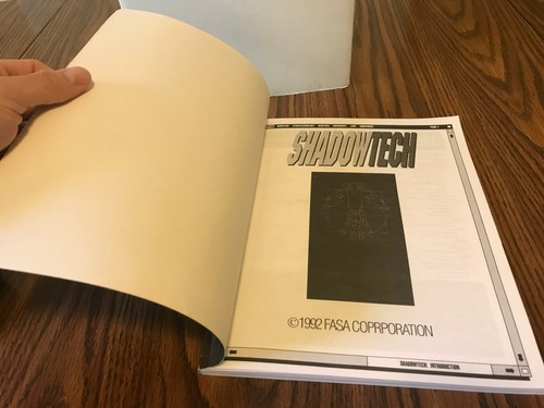 Shadowrun: Shadowtech Sourcebook FASA Corporation Staff & Karl Wu 1991 - Bild 2 von 4