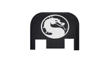 MORTAL KOMBAT Engraved Slide Back Plate Aluminum Made USA for Glock Gen 1-4