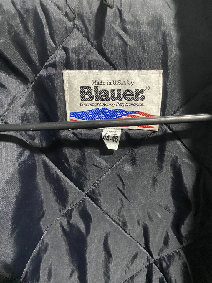 Blauer Police Jacket Men’s Large With American Flag Patch - Image 3 of 4