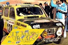 Decals Renault 4L Rally Dakar 1980 120 4 L Slot calcas Marreau