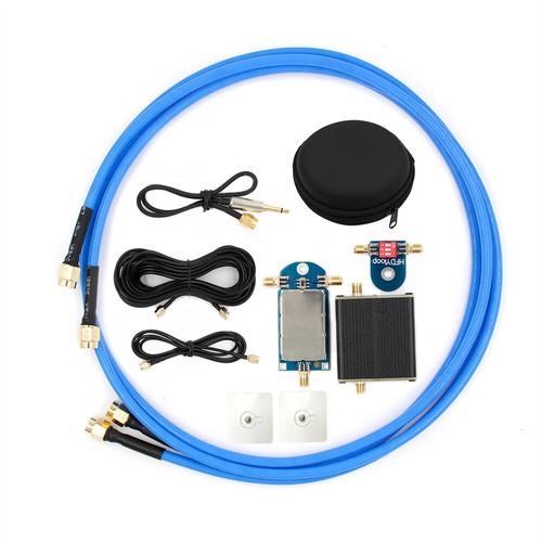 Amplifier HF AM FM VHF UHF SDR Wideband Active Magnetic Loop Antenna 50K-500MHz - Zdjęcie 11 z 11