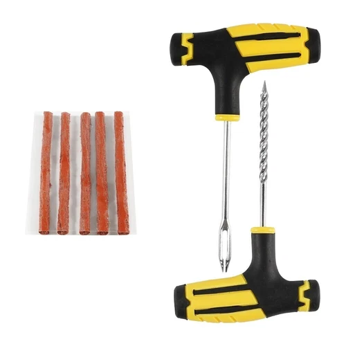 68pc Tire Repair Kit DIY Flat Tire Fix Car Truck Motorcycle Plug Patch Home Shop - Picture 9 of 17