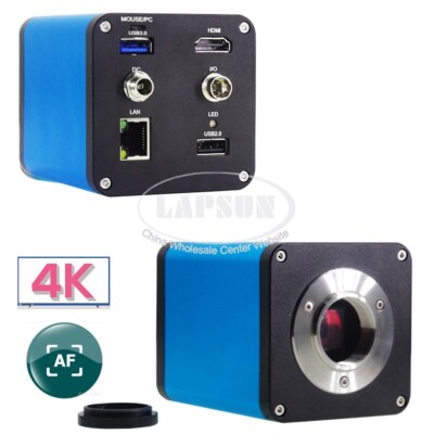 2023 Auto Focus Focal 4K 60FPS IMX334 HDMI USB LAN Industry Microscope Camera