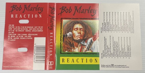 Bob Marley Reaction Music Cassette Tape HSC 3406 Hallmark Records 1988 Original - Picture 13 of 24