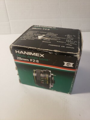 HANIMEX MC Wide Angle Lens 28mm F2.8 Lens for Konica in original package