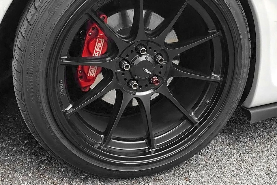 Rueda Konig DEKAGRAM 16x8 (40, 4x108, 73,1) llanta única negra Foto 4 de 4