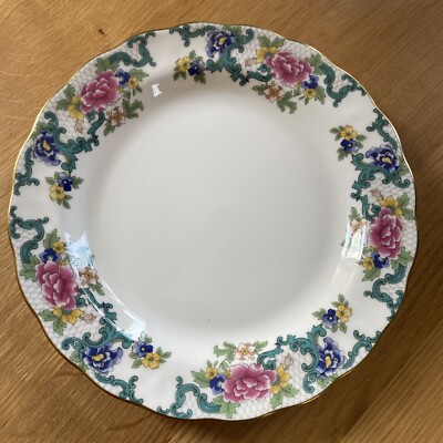 Royal Doulton Booths Floradora grün TC1127 Salat Dessert Teller 8 1/2'' - 21,5 cm