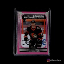 2021-22 O-Pee-Chee Platinum #256 Olle Alsing Senators Matte Pink