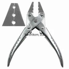 Parallel Action 3 Hole Swedging Plier Saxophone Woodwind Repair Tool Heavy Duty