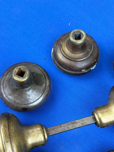 12 Vintage Steel Door Knobs, Use as Intended or RePurpose ~ Old Door Hardware - Picture 9 of 12