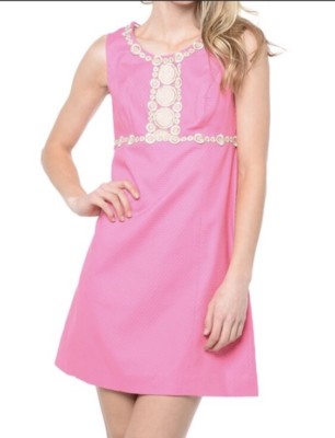 pink and gold lilly pulitzer dress Lilly Pulitzer | Dresses | Lilly Pulitzer Pink Maxi Dress Gold Embroidered Sleeveless Maxi 4