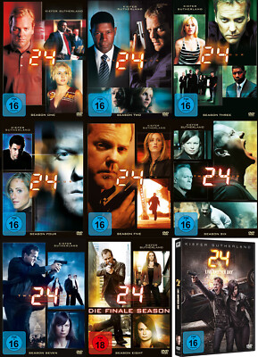 24 - Staffel 1 2 3 4 5 6 7 8 9 - DVD Box - TV Serie Twenty-Four - *NEU*