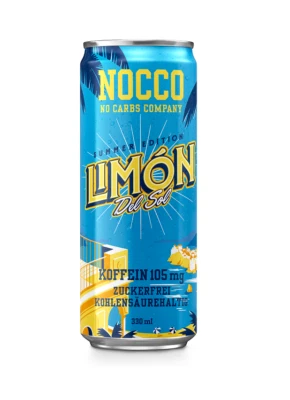 NOCCO BCAA DRINK | Limon Del Sol | inkl. Pfand | ohne Zucker | 105 mg Koffein