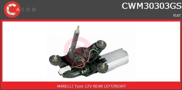 Moteur essuie-glace arriere en panne sur Fiat Punto 1.9 JTD voici le moteur 12V
