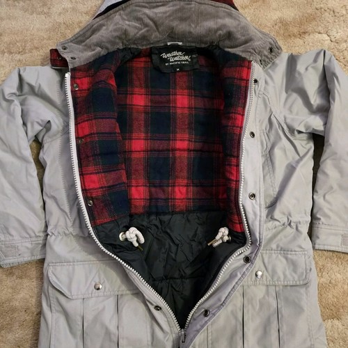 Vintage Pacific Trail Weather Watcher Mens Insulated Winter Coat Gray Size M - Picture 6 of 13